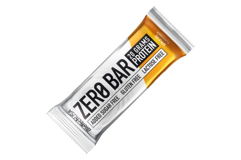 Zero Bar - Baton cu proteine, fără lactoză, fără gluten, fără zahăr, fără aspartam, îndulcit cu ștevia