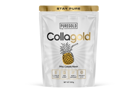 CollaGold (beef & fish) - colagen din vită și pește, cu vitamine și acid hialuronic - Lichidare de stoc!