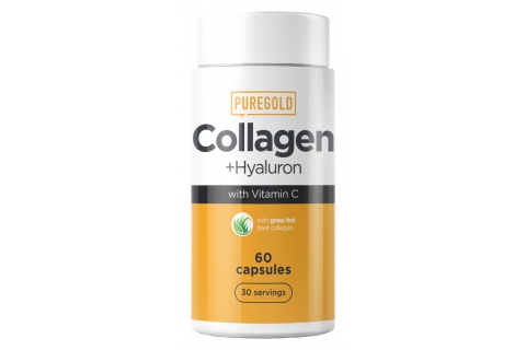 Collagen + Hyaluron - capsule cu colagen din vită și acid hialuronic