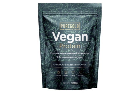 Vegan Protein - proteine vegane premium, din mazăre, orez și dovleac