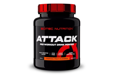 Attack - complex pre-antrenament cu electroliți și vitamine, cu creatină și aminoacizi