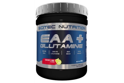 EAA + Glutamine - complex vegan cu aminoacizi fermentați și glutamină