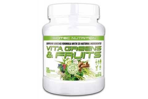 Vita Greens & Fruits - amestec de fructe, legume, fibre, vitamine, minerale și enzime digestive, cu un gust fantastic