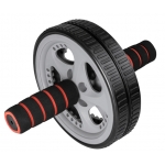 Roată fitness dublă, pentru abdomen, Power AB Wheel PS-4006